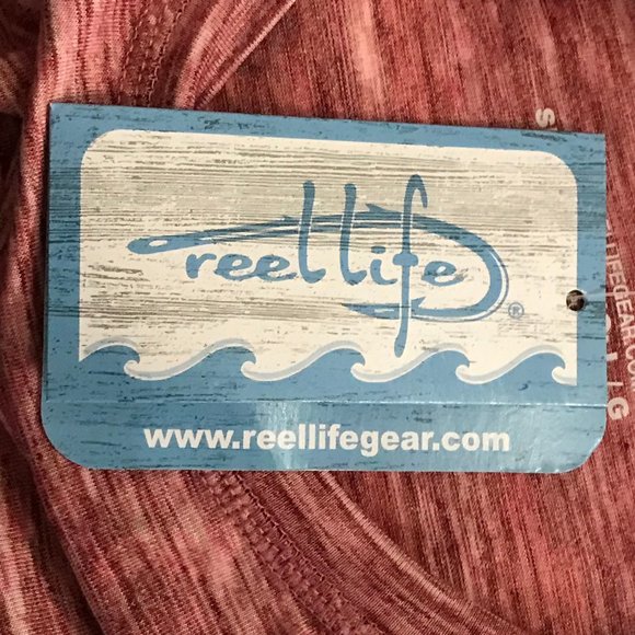 NWT Reel Life Men’s long sleeve UV tee Size Large - Picture 5 of 6
